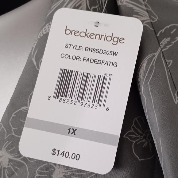 NWT Breckenridge Fall jacket olive green water and wind resistant. Size 1x. - Picture 8 of 8